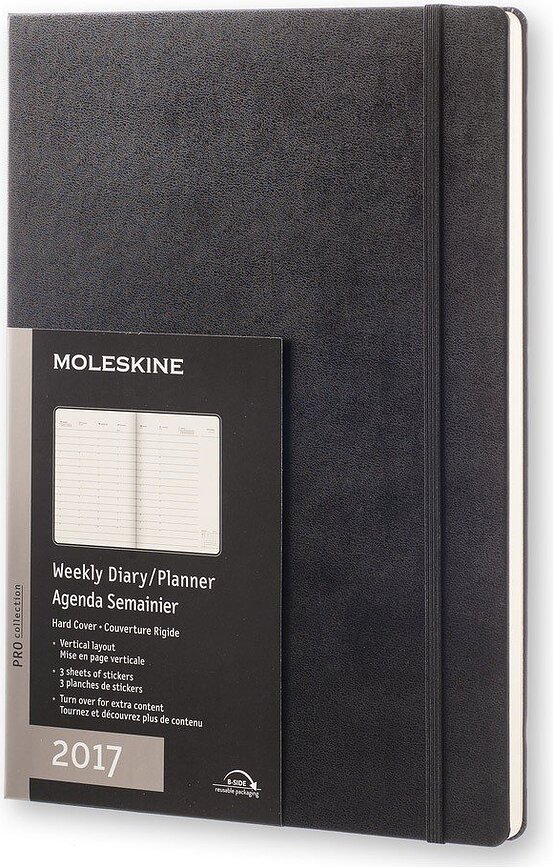 Kalendarz Moleskine 2017 Professional 12M tygodniowy A4