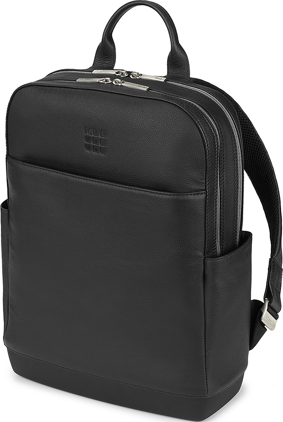 Laptop rugzak Classic Pro zwart leren