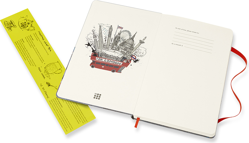 Cuaderno Moleskine I am Milan, tamaño L, a rayas, edición limitada