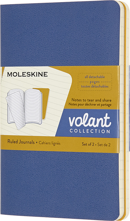 Linjerede notesbøger Moleskine Volant P 2 stk.