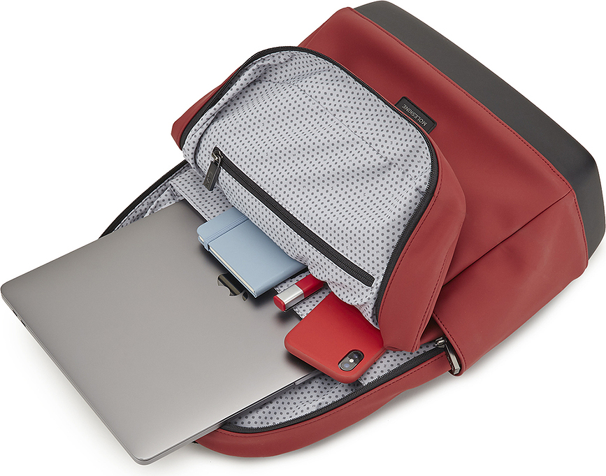 Mochila Soft Touch, impermeable, verde