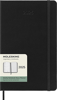 Moleskine 2025 12M Kalender L iganädalane kõva köide