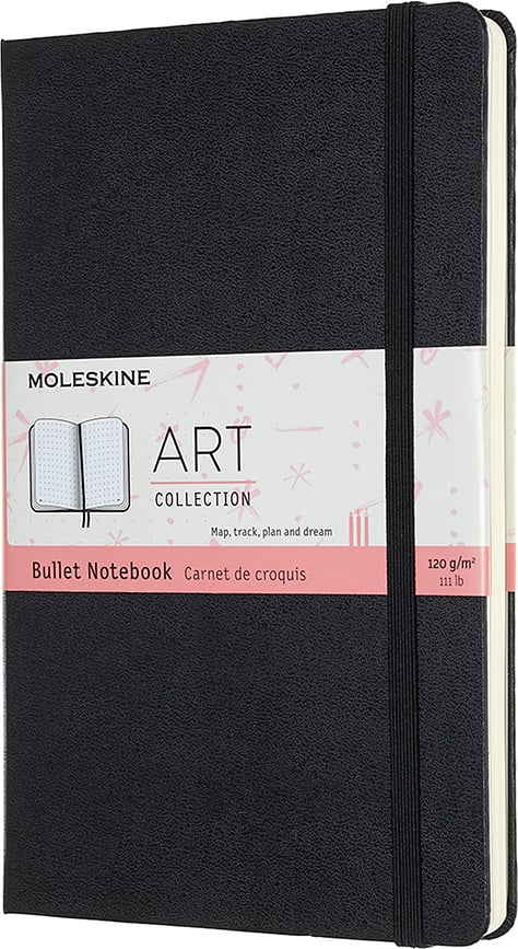 Moleskine Art Bullet Märkmeraamatud L täppidega kõvad köited