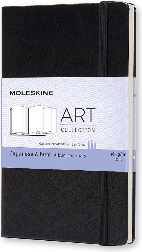 Moleskine Art Japanese Album P Album tvrdi uvez 165 g/m² crni