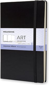 Moleskine Art Japanese Album Sketširaamat must 165 g/m² kõva köide