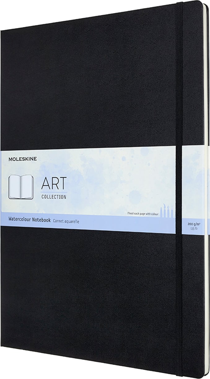Moleskine Art Watercolor Aquarell-Skizzenbuch A3 60 Seiten 200 g/m² harter Einband