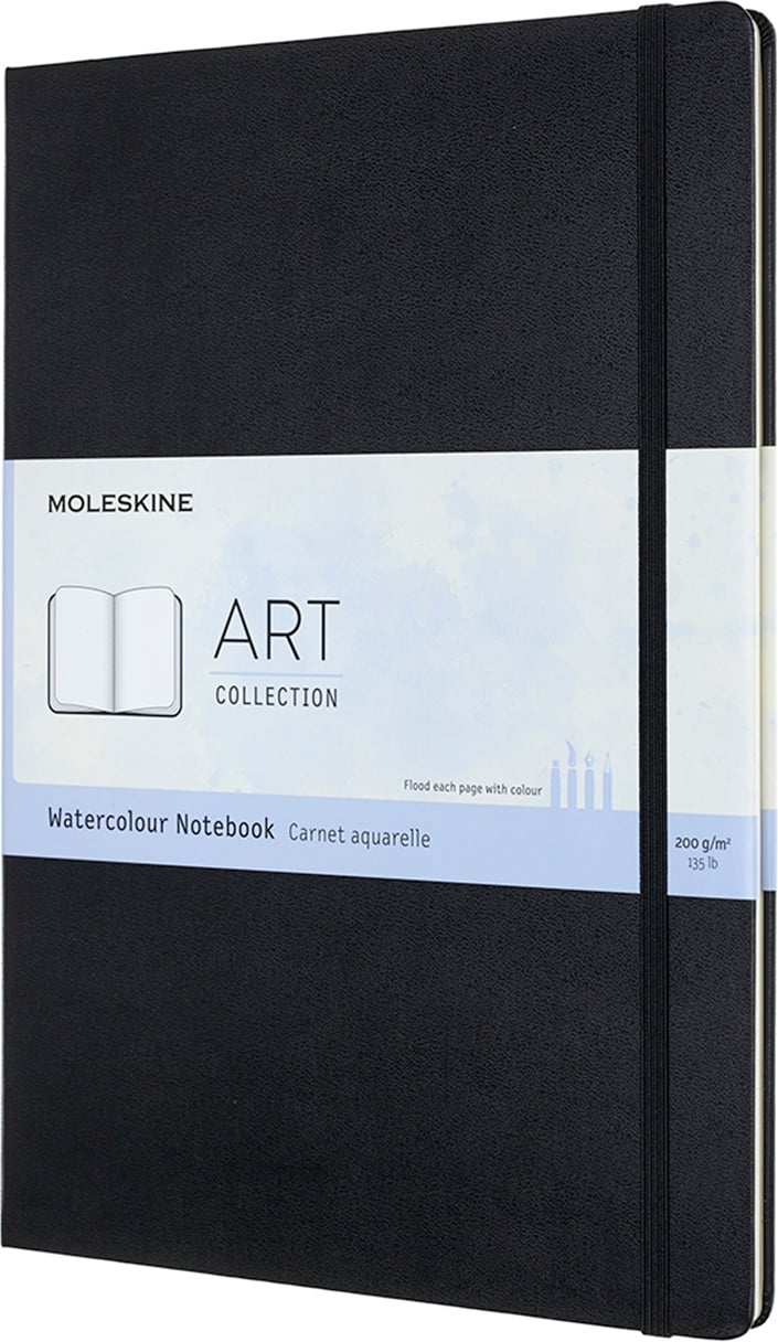 Moleskine Art Watercolor Aquarell-Skizzenbuch A4 60 Seiten 200 g/m² harter Einband