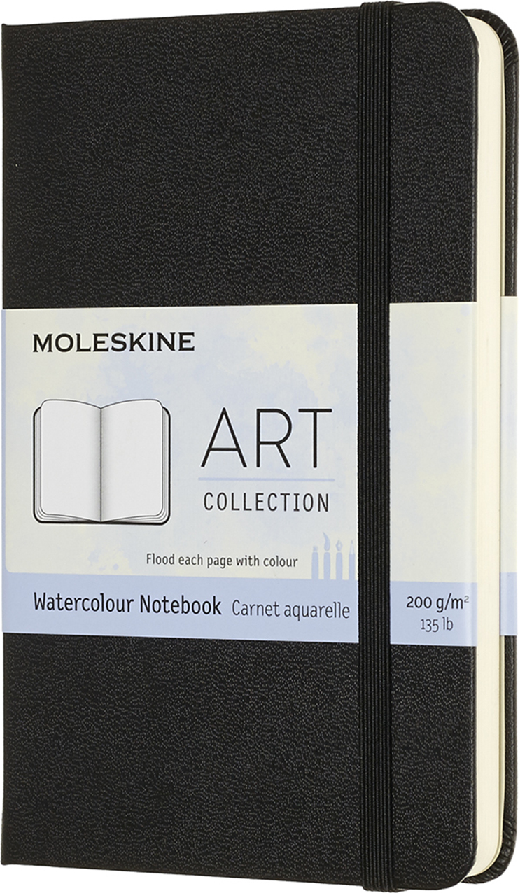 Moleskine Art Watercolor Aquarell-Skizzenbuch P 60 Seiten 200 g/m² harter Einband