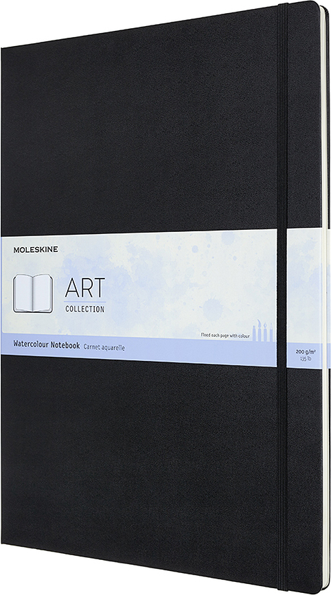 Moleskine Art Watercolor Μπλοκ Ακουαρέλας σκληρό εξώφυλλο, A3, 60 σελίδες, 200 g/m²