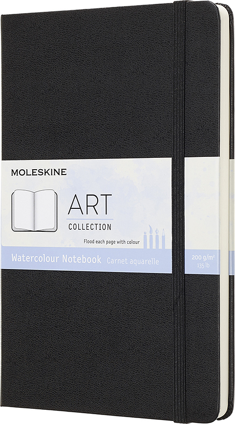 Moleskine Art Watercolor Skicirka za akvarele, trda vezava, 200 g/m²