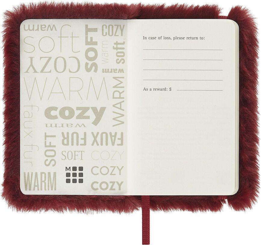 Moleskine Bilježnica XS glatka krzneni kremasta u poklon kutiji