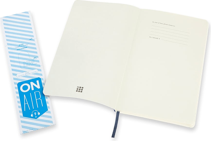 Moleskine Bilježnica meki uvez L crna 192 stranice prazne i crtane