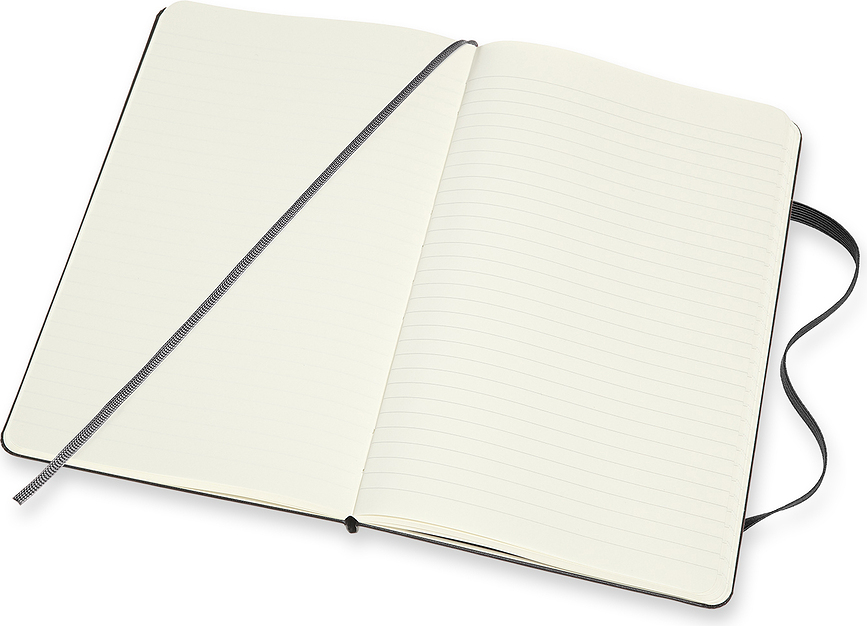 Moleskine Bilježnica L tvrdi uvez 192 stranice safirna glatke i crtane