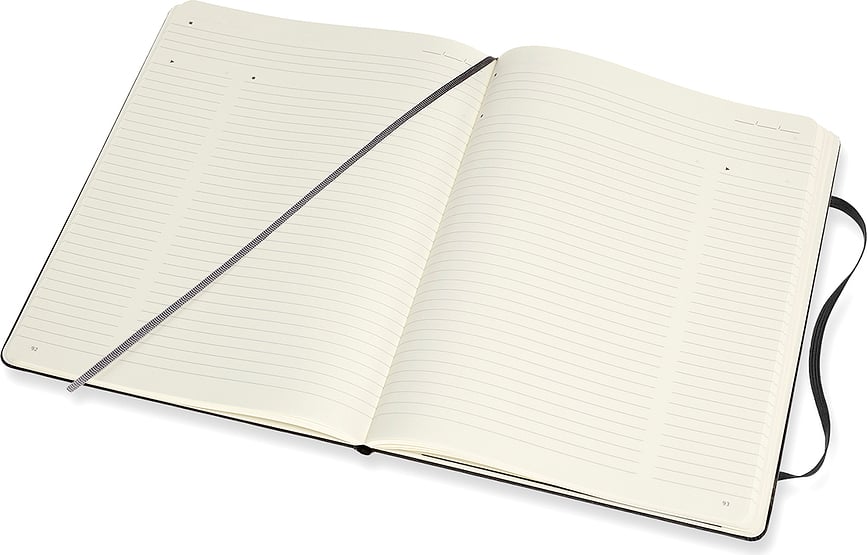 Moleskine Bilježnica XL na crte 192 stranice zelena tvrdi uvez