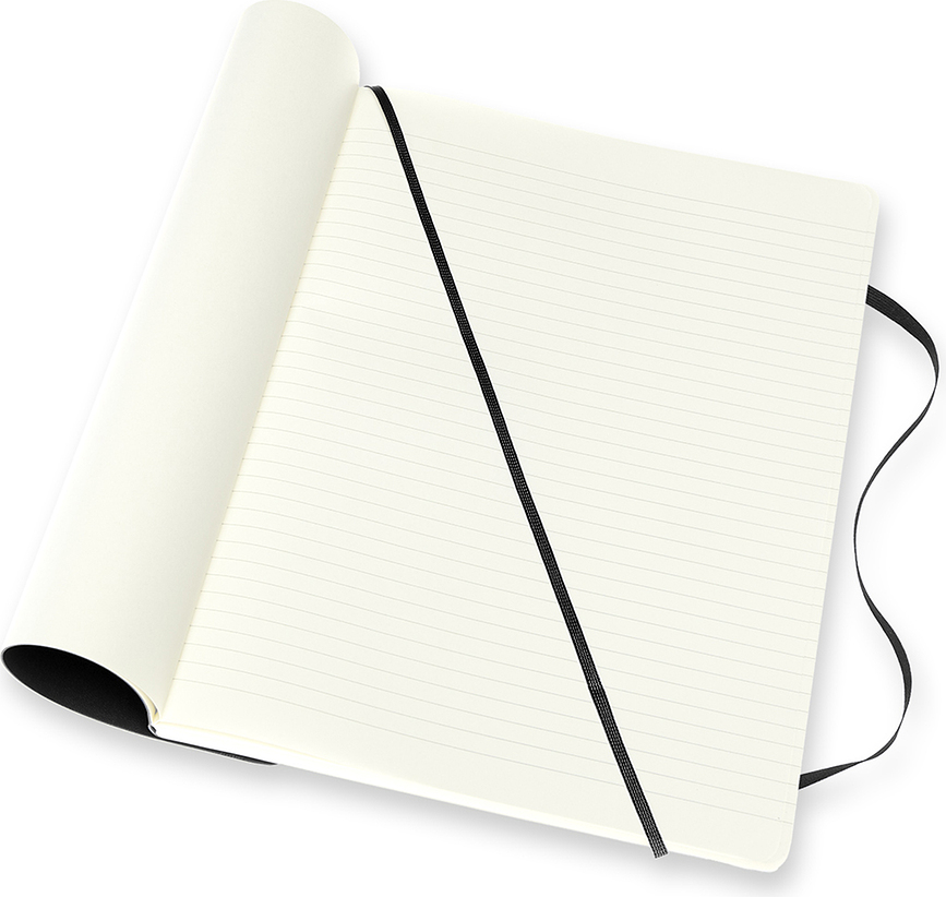 Moleskine Bilježnica XL meki uvez crna 192 stranice prazne i s linijama