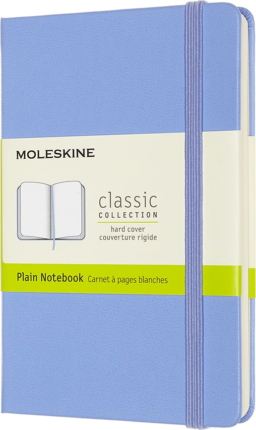 Moleskine Blanko Notizbuch P himmelblau harter Einband