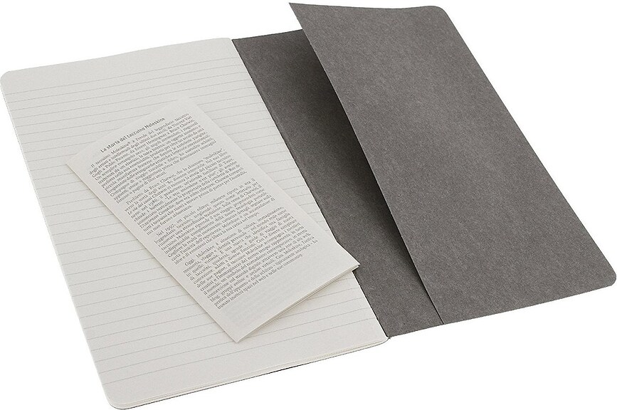 Moleskine Cahier L Cahiers lignés, roses, Lot de 3