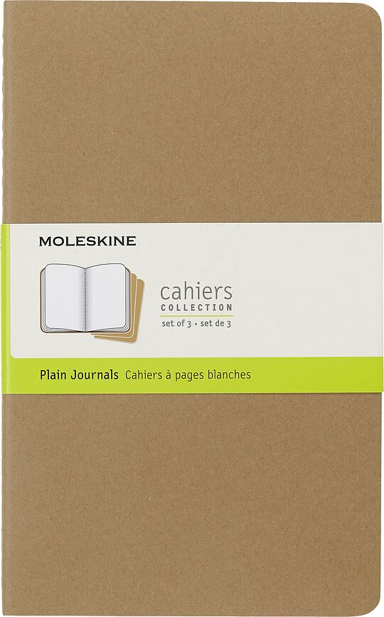 Moleskine Cahier Journals Hefte L glatt 3 St.