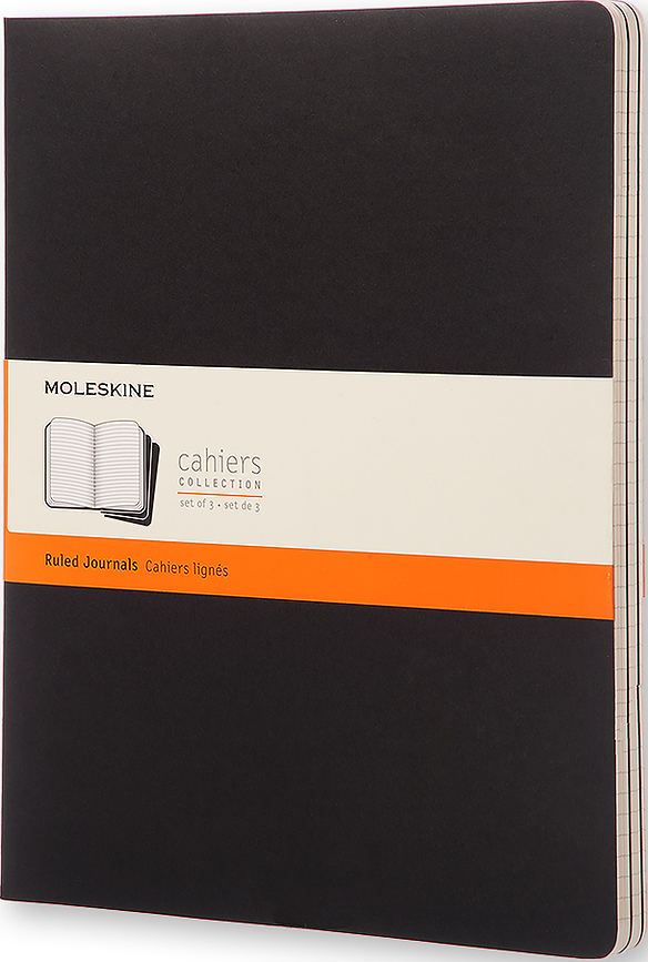 Moleskine Cahier Journals Hefte XXL liniert 3 St.