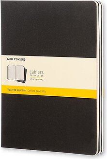 Moleskine Cahier Journals Kaustik XL ruuduline 3 tk.