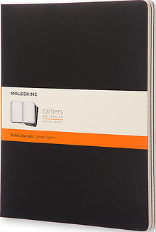 Moleskine Cahier Journals Kaustik XXL paelaga 3 tk.