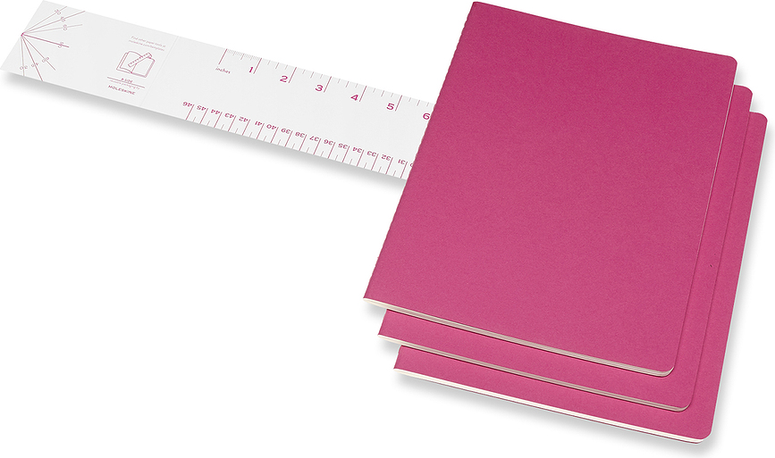 Moleskine Cahier Journals Σημειωματάρια XL, χωρίς γραμμές, μαύρα, 3 τμχ