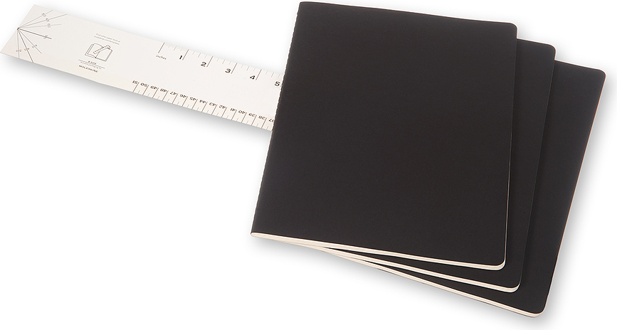 Moleskine Cahier Journals Σημειωματάρια, ριγέ, XXL, αμμώδη, 3 τμχ