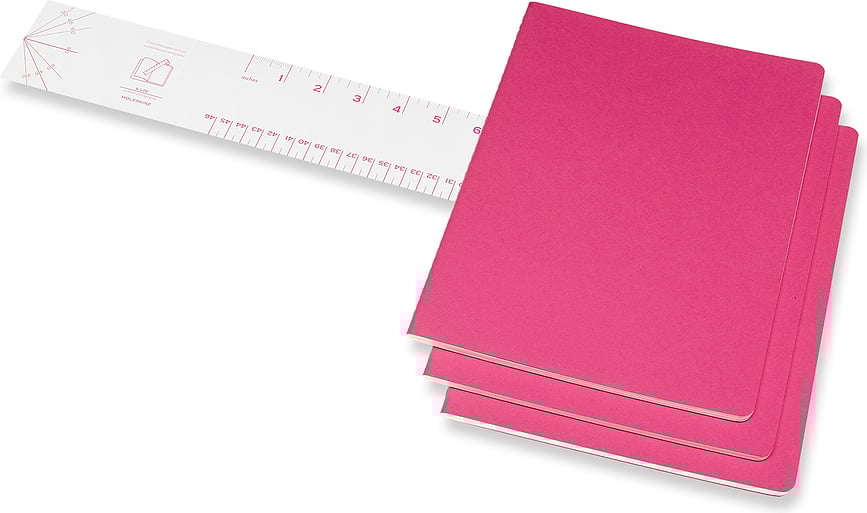 Moleskine Cahier Journals XL Bilježnice bez linija crne 3 kom.