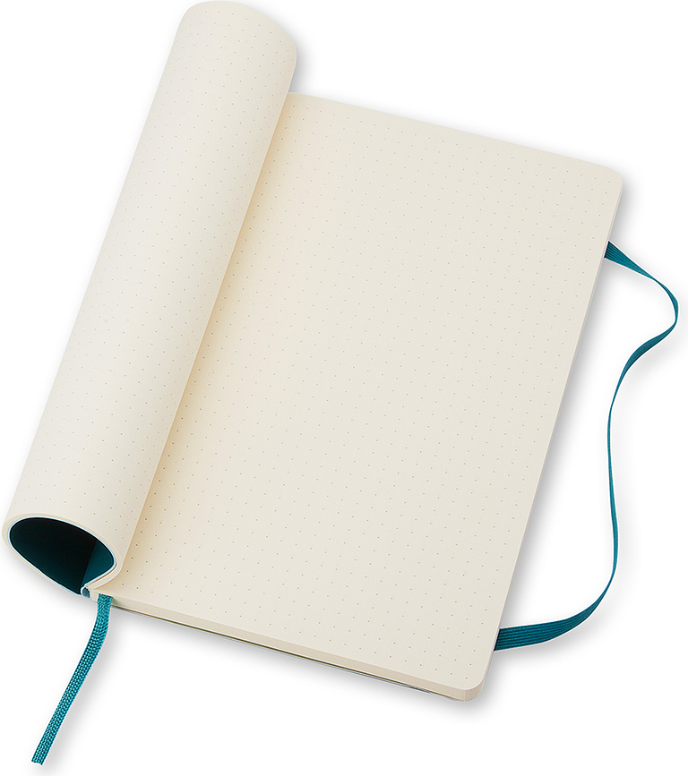 Moleskine Carnet à points, couverture souple, taille L, 192 pages, saphir