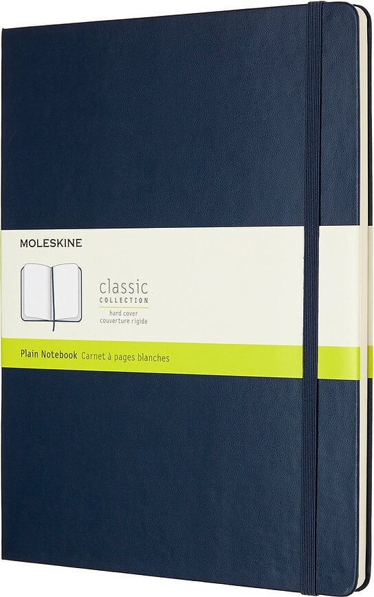 Moleskine Carnet XL, ligné, à couverture rigide, saphir
