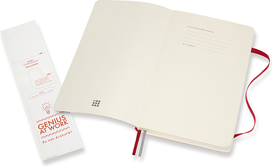 Moleskine Classic Beležnica gladka, mehka vezava, L, 400 strani, črna