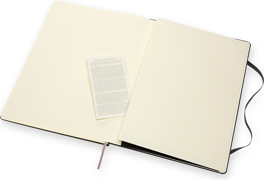 Moleskine Classic Beležnica črtasta, A4, 192 strani, črna, trda vezava