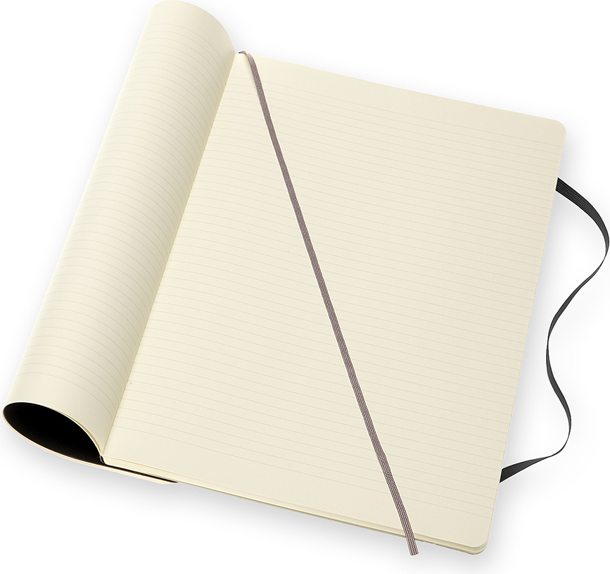 Moleskine Classic Beležnica črtasta, mehka vezava, A4, 192 strani, črna