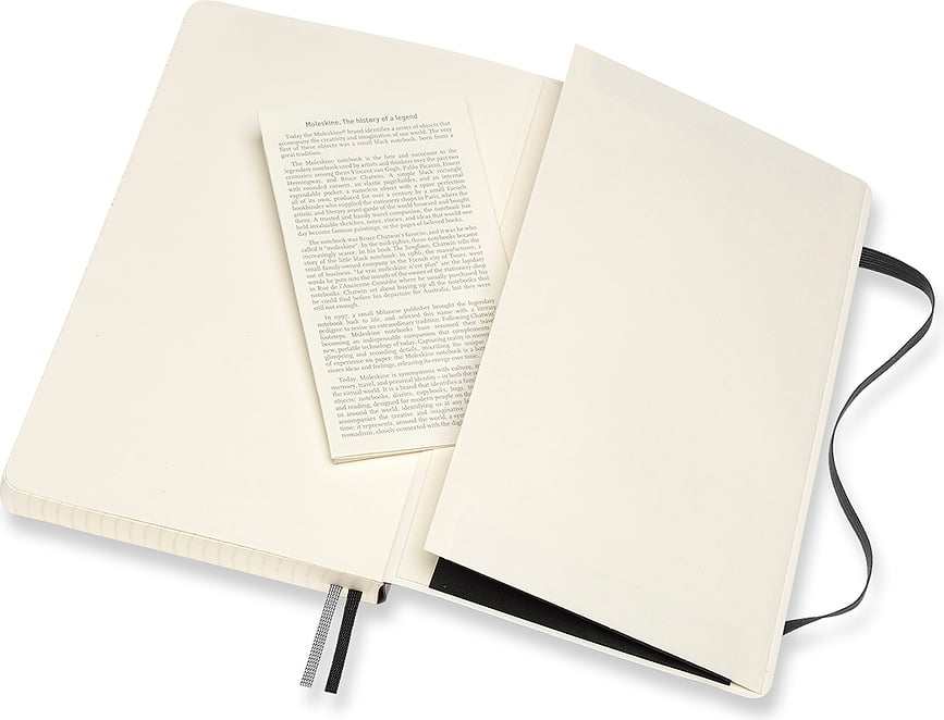 Moleskine Classic Bilježnica karirana L 400 stranica crna meke korice