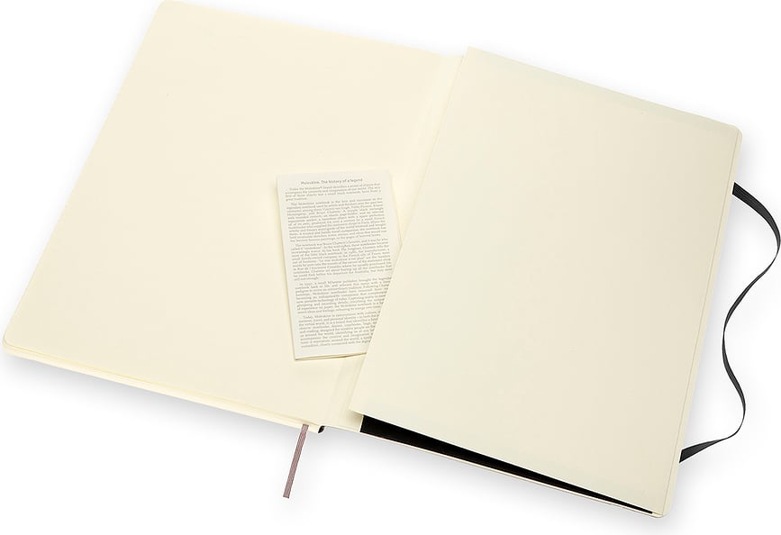 Moleskine Classic Bilježnica s crtama A4 192 stranice crna meke korice