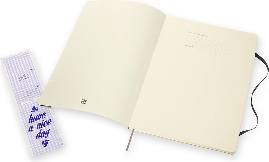 Moleskine Classic Bilježnica s crtama A4 192 stranice crna meke korice