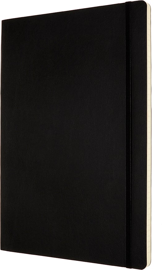 Moleskine Classic Bilježnica s crtama A4 192 stranice crna meke korice