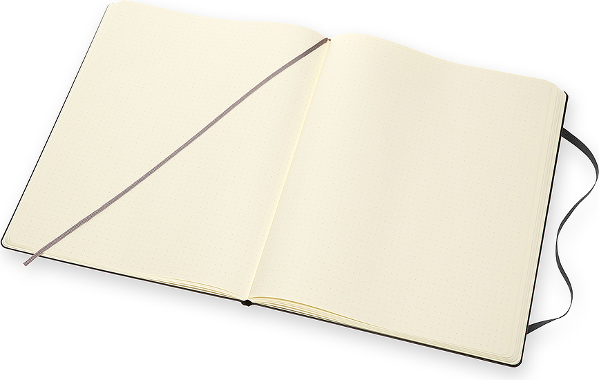 Moleskine Classic Bilježnica točkasta tvrdi uvez XXL 192 stranice crna