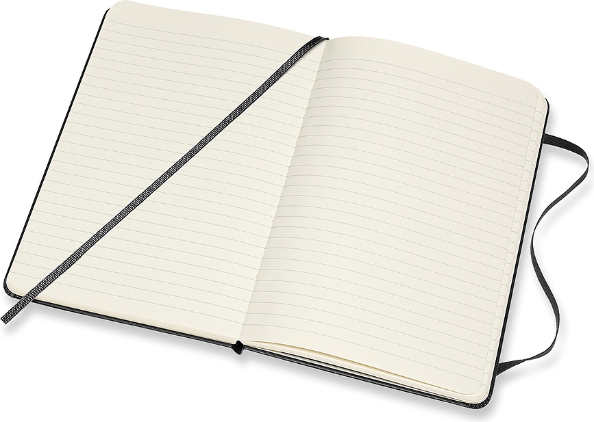 Moleskine Classic Carnet taille M, ligné, à couverture rigide, 208 pages, noir
