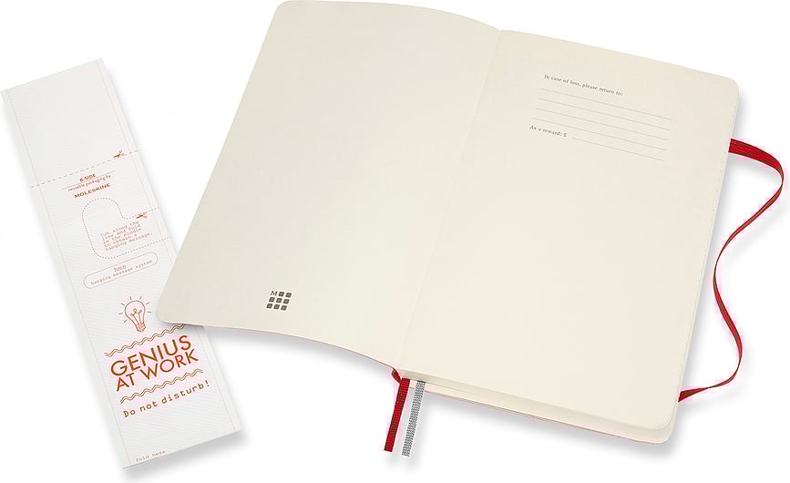 Moleskine Classic Carnet ligné, couverture souple, L, 400 pages, noir