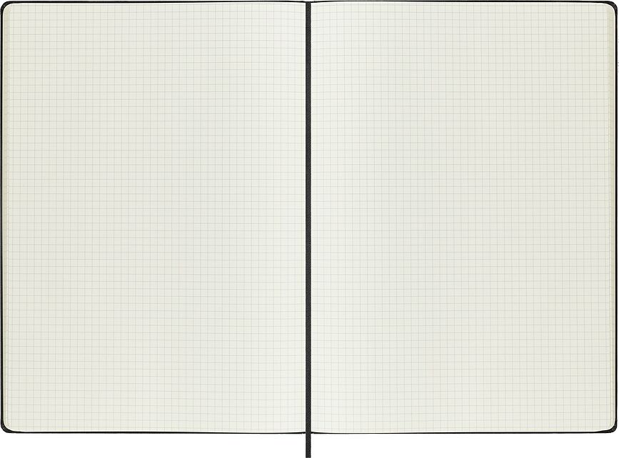 Moleskine Classic Carnet quadrillé à couverture rigide, Format A4, 192 pages, noir