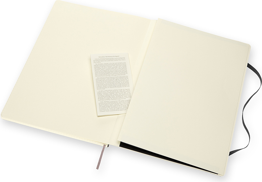 Moleskine Classic Carnet quadrillé, couverture souple, A4, 192 pages, noir