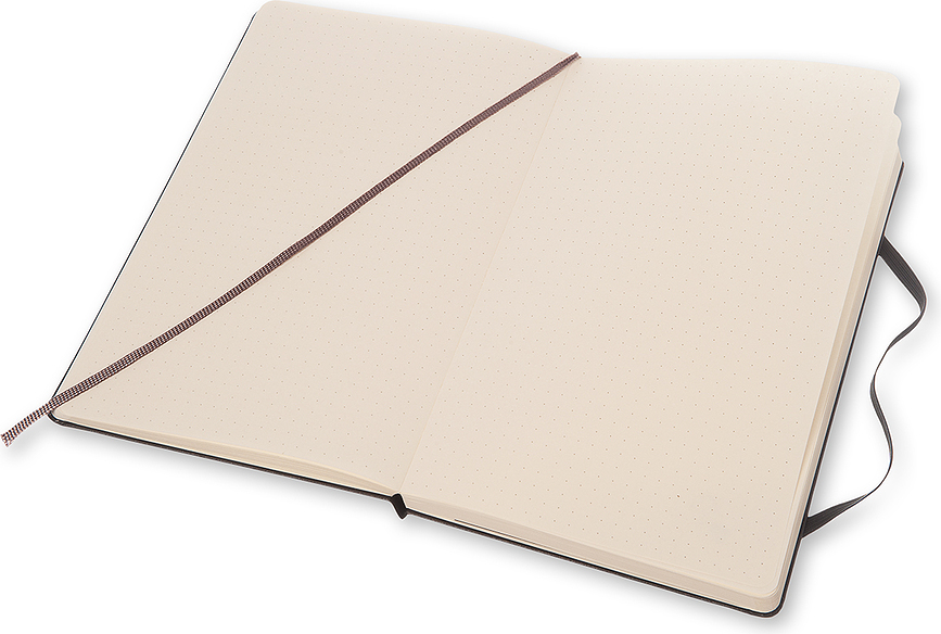 Moleskine Classic Bilježnica točkasta L 240 stranica crvena tvrdi uvez