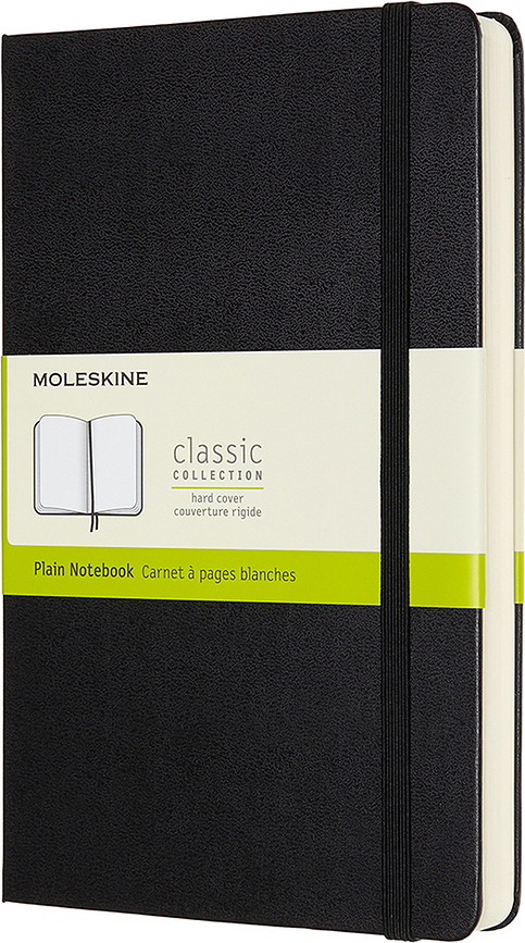 Moleskine Classic L Zvezek prazen, trda vezava, 400 strani, črn