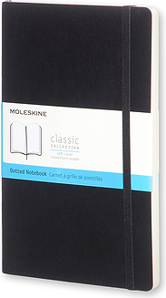 Moleskine Classic Märkmeraamatud L 192 lehekülge täppidega pehmed köited