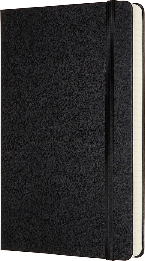 Moleskine Classic Märkmeraamatud L 400 lehekülge mustad ruudulised kõvad köited