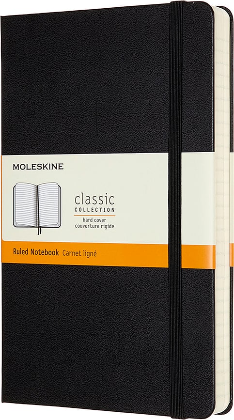 Moleskine Classic Märkmeraamatud L 400 lehekülge paelaga kõvad köited