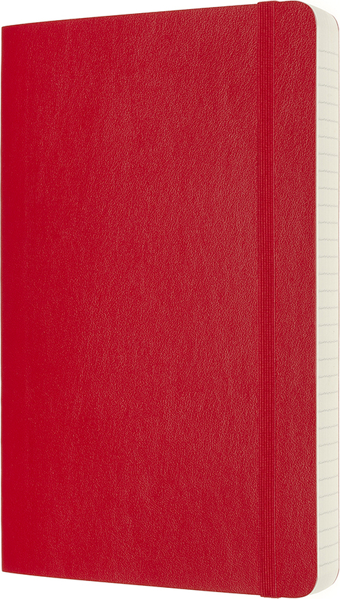 Moleskine Classic Märkmeraamatud L 400 lehekülge punased paelaga pehmed köited