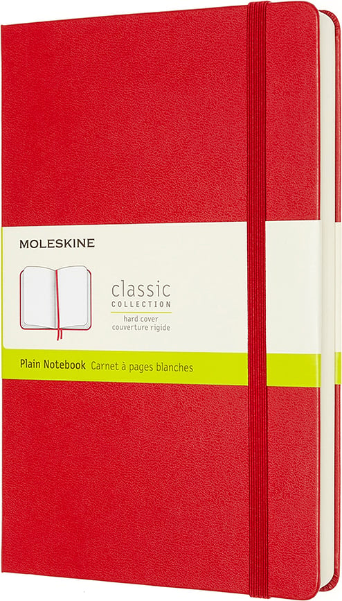 Moleskine Classic Märkmeraamatud L 400 lehekülge siledad kõvad köited