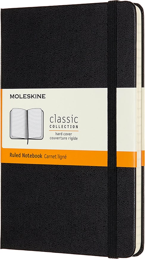 Moleskine Classic Märkmeraamatud M 208 lehte paelaga kõvad köited